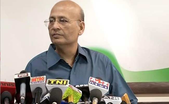 Will Challenge Opposition Chief Rule If Congress Allows: Abhishek Singhvi