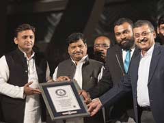 Uttar Pradesh in Guinness Book of World Records for Plantation Drive