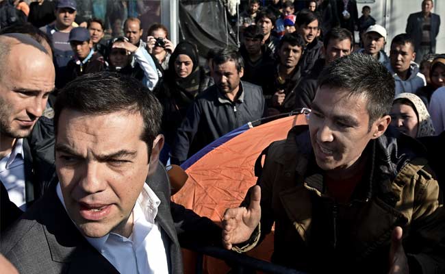 Alexis Tsipras, Visiting Lesbos, Says Greece Cannot Cope With Refugees