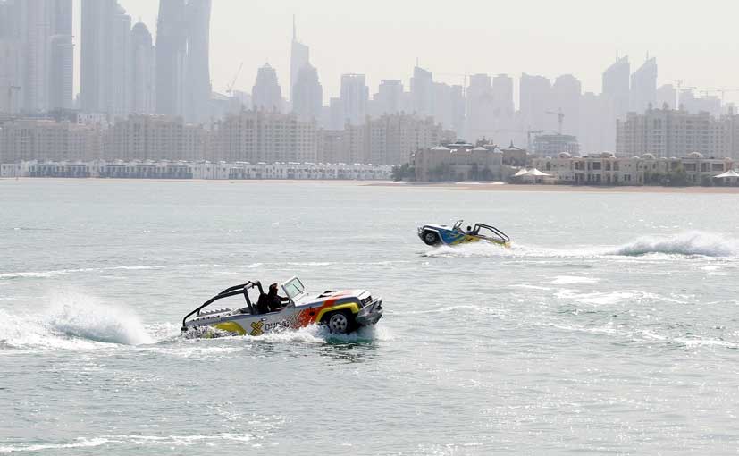 World's First-Ever Amphibious Car Performance Held at Dubai Motor Festival