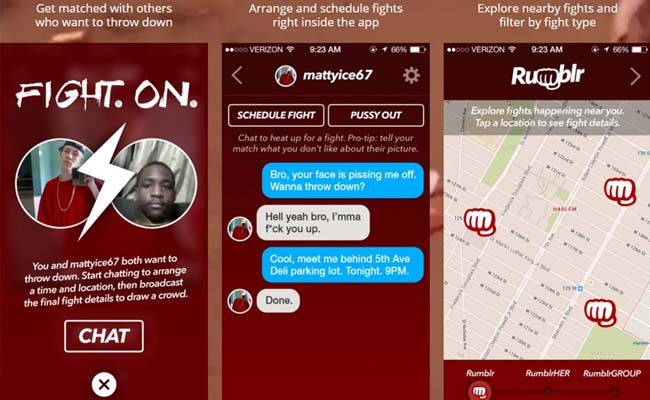 A Couple of Kids Made a Fake 'Tinder for Fighting' App, and the Internet Fell for it