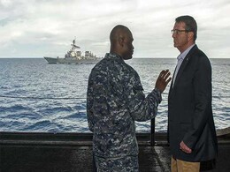 US Navigation Moves in South China Sea Will Continue: Ash Carter US Navigation Moves in South China Sea Will Continue: Ash Carter