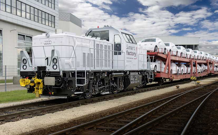 Audi Goes Green With Hybrid Locomotive at Ingolstadt Factory