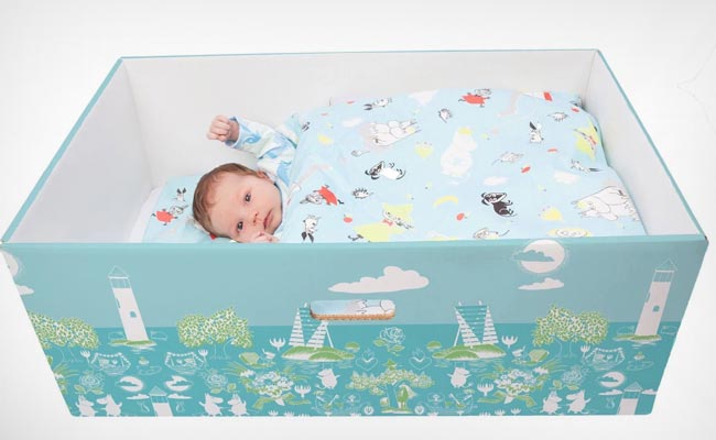 Why Finnish Babies Sleep in Cardboard Boxes