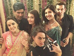 At the Bachchan Diwali <I>Dhamaka</I>: Shah Rukh, Deepika, Kangana At the Bachchan Diwali <I>Dhamaka</I>: Shah Rukh, Deepika, Kangana