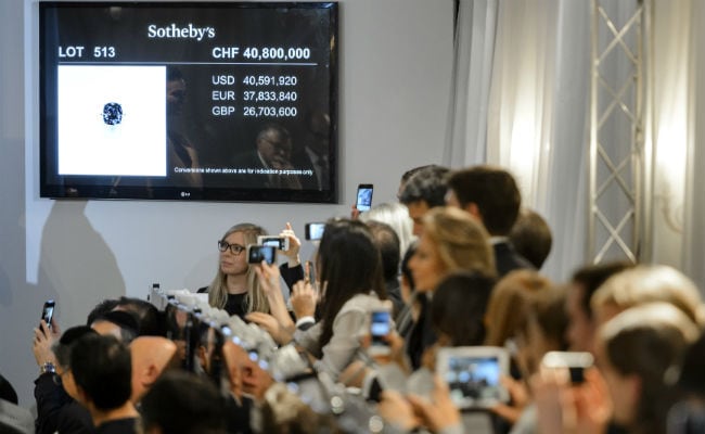 'Blue Moon' Diamond Fetches Record $43 Million at Geneva Auction: Sotheby's