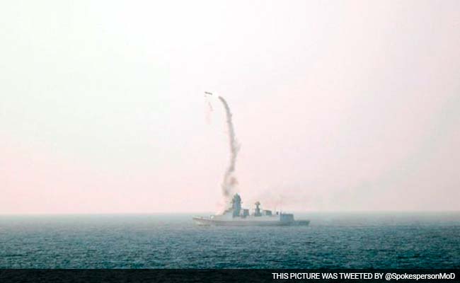 BrahMos Missile Test-Fired From New Naval Ship, Hits Target