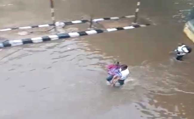 Chennai Hero Rescues Elderly Woman in Flooded Subway in Video Gone Viral