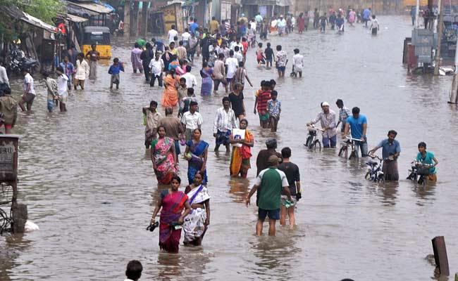 Chennai Pockets Under Water Again as Rains Pound Tamil Nadu
