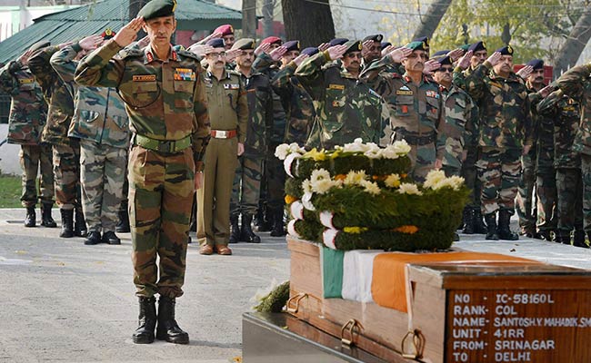 Army Pays Tribute to Colonel Santosh Mahadik Who Died Fighting Terrorists