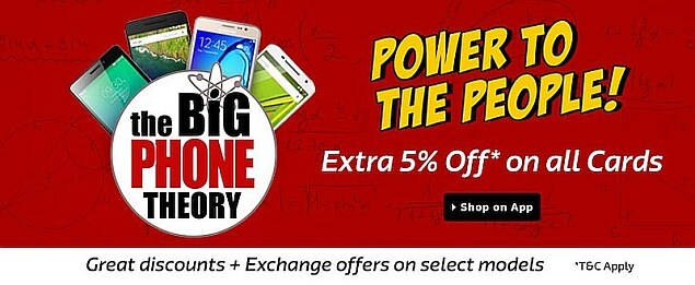flipkart big phone theory sale app