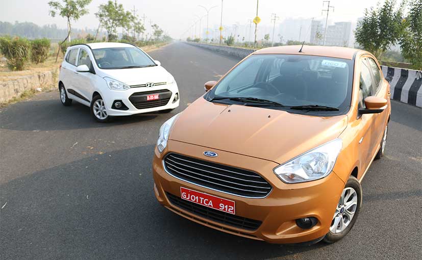 15 Ford Figo Vs Hyundai Grand I10 Budget Hatchback Battle Carandbike