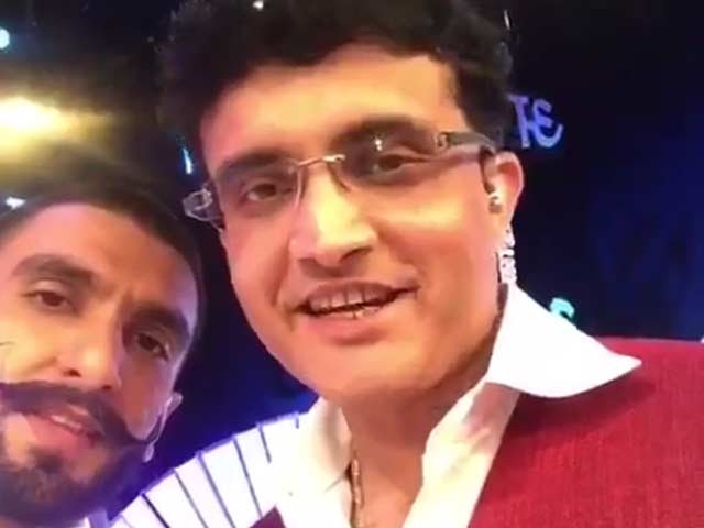 Sourav Ganguly Hits a Six For Ranveer Singh in Latest Bajirao Dubsmash