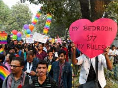 Gay Rights Activists March in New Delhi Parade