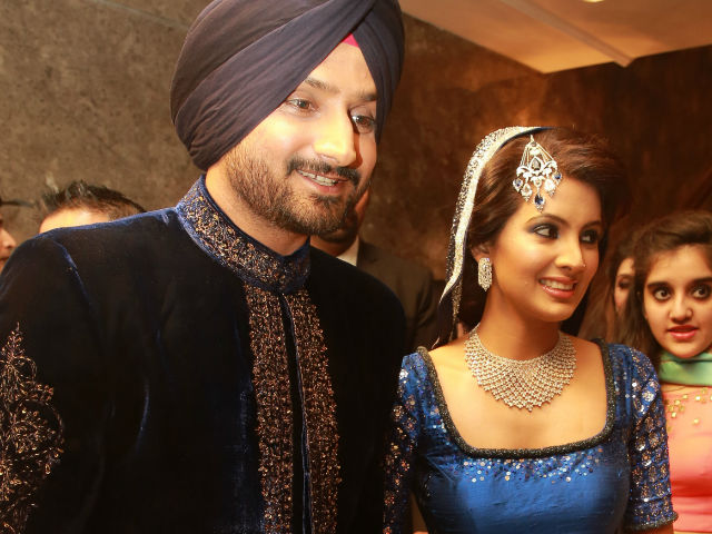 Prime Minister Narendra Modi at Harbhajan Singh, Geeta Basra's Delhi Reception