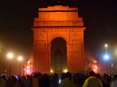 India Gate Lights Up in Orange for UN's Violence Against Women Campaign