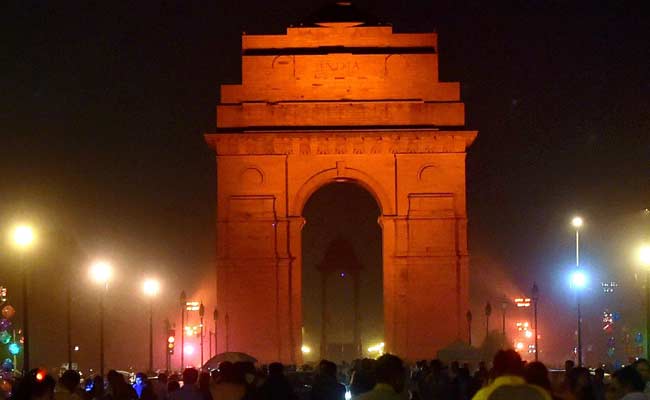 India Gate Lights Up in Orange for UN's Violence Against Women Campaign India Gate Lights Up in Orange for UN's Violence Against Women Campaign