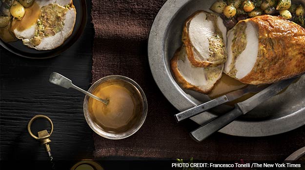 Celebrating Thanksgiving Dinner at Julia Childs'