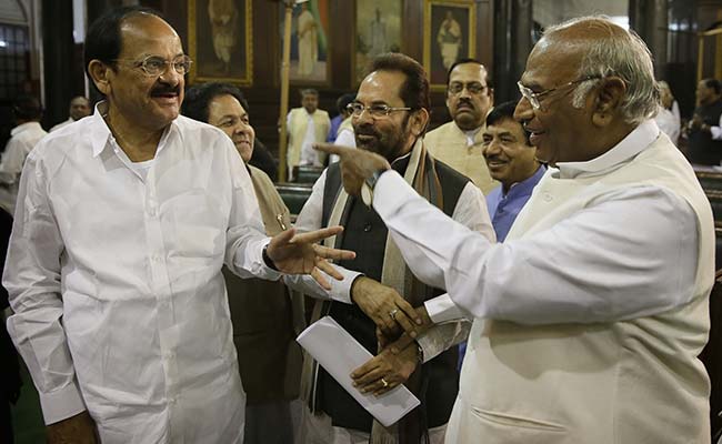 PM, Congress Leader Kharge's Shake-hand Moment After Heated Debate
