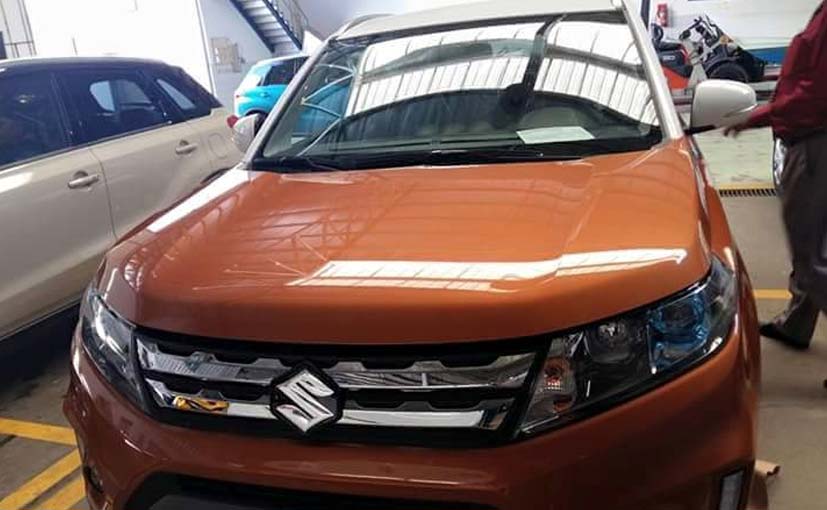 Maruti Suzuki Vitara Compact SUV Spy Shots Reveal Look of the Car