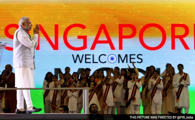 My Only Task is Development: PM Modi Tells Indian Community in Singapore