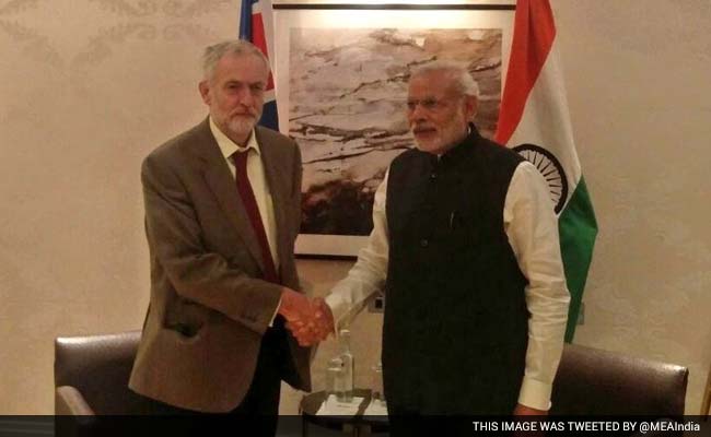 British Opposition Leader Meets PM Narendra Modi