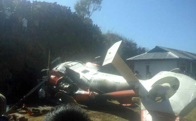 Chopper Crashes in Nagaland, 5 Injured