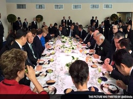 Prime Minister Narendra Modi Attends Lunch Hosted by Francois Hollande Prime Minister Narendra Modi Attends Lunch Hosted by Francois Hollande