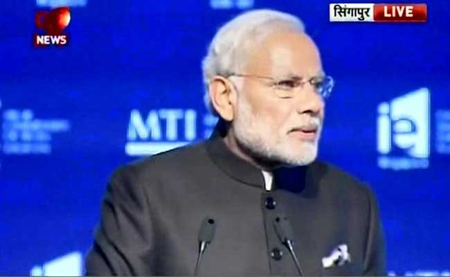 Hopeful of Rolling out GST in 2016, PM Modi Says in Singapore