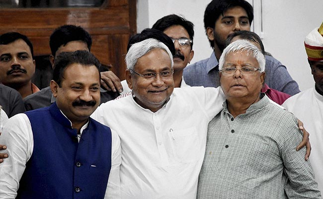 Nitish Kumar Elected Leader of Grand Alliance Legislature Party