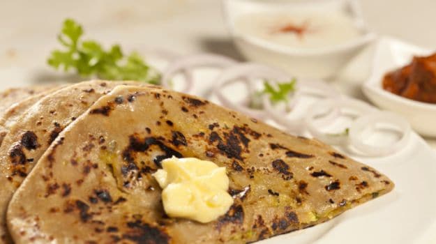 aloo paratha recipe by kishore d reddy ndtv food aloo paratha recipe