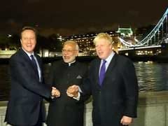 London's Iconic Monuments Lit in Tri-Colour in PM Modi's Honour