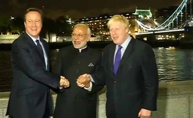 London's Iconic Monuments Lit in Tri-Colour in PM Modi's Honour