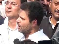 Rahul Gandhi Marches For Farmers, Targets PM Modi