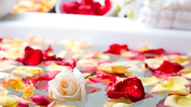 rose bath
