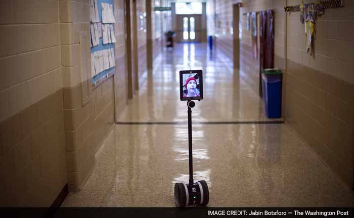 For Girl With Cancer, Robot Brings Normalcy