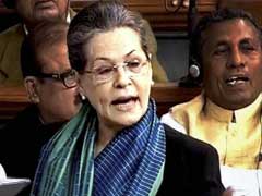 Sonia Gandhi Leads Table Thumps In Parliament To Appreciate Nitin Gadkari
