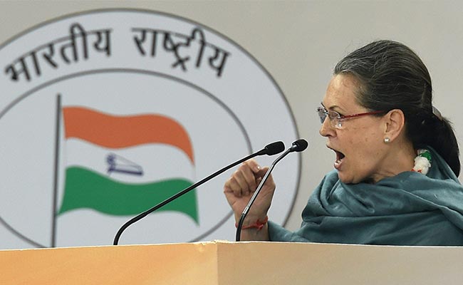 Congress Chief Sonia Gandhi Expresses Shock Over Paris Terror Attacks