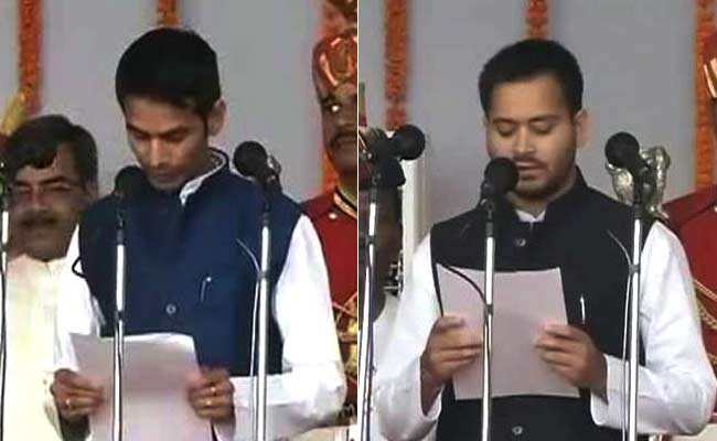 In Bihar, Appointments for Lalu Yadav's Sons Leave Many Baffled