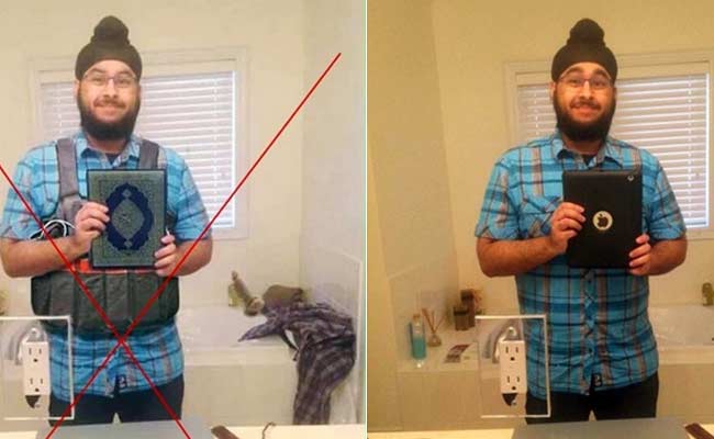 Canadian Sikh Wrongly Pictured as Paris Terrorist; Image Photoshopped