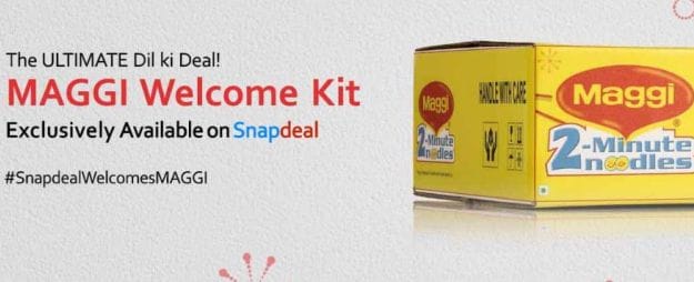 Registrations Open For Maggi Noodles Welcome Kit On Snapdeal Heres How You Can Buy One Ndtv Food