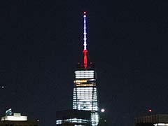 New York Lights World Trade Center Red, White and Blue