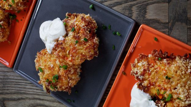 Dinner in 35 minutes: Crunchy Parsnip-Carrot Latkes