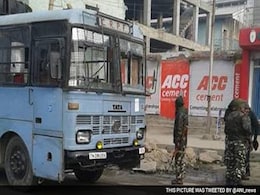 Terrorists Attack Security Convoy in Jammu and Kashmir's Anantnag, 6 Injured Terrorists Attack Security Convoy in Jammu and Kashmir's Anantnag, 6 Injured