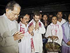 Assam Temple Chief Denies Rahul Gandhi Was Stopped
