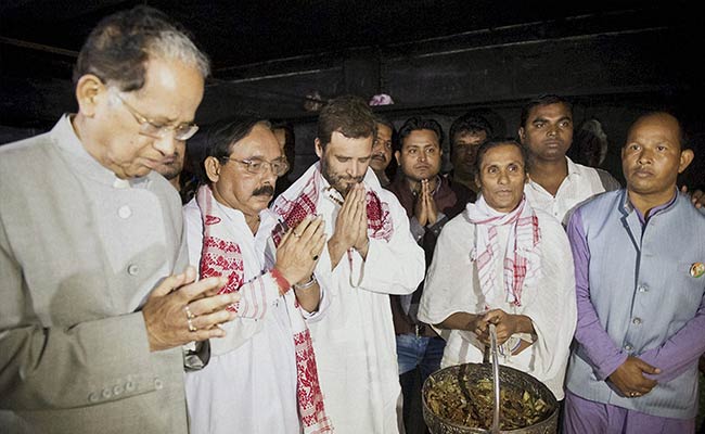 Assam Temple Chief Denies Rahul Gandhi Was Stopped