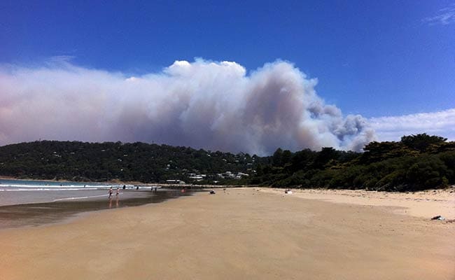 Australians Flee Bushfires As Homes Burn On Christmas Day