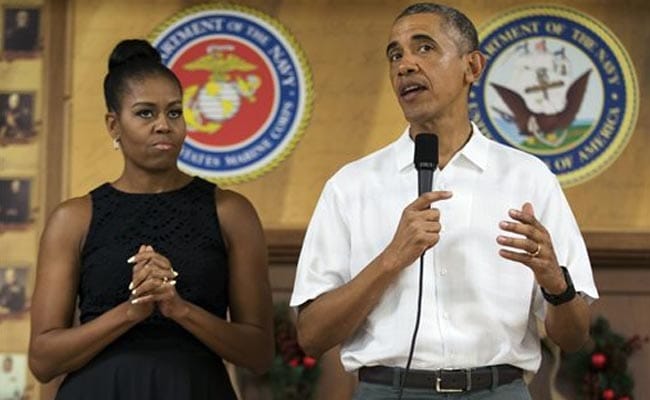 Barack Obama Feels 'Small' Compared With Members Of US Marines