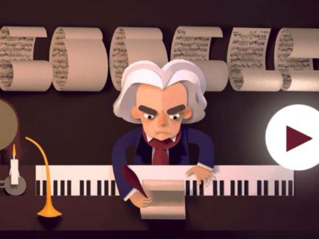 Ludwig van Beethoven is Today's Google Doodle. There's a Challenge Too