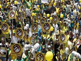 Brazilians Protest To Demand President Rousseff's Impeachment Brazilians Protest To Demand President Rousseff's Impeachment
